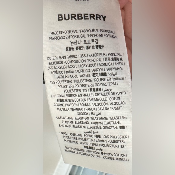 BURBERRY fleece sweatpants - Picture 7 of 7